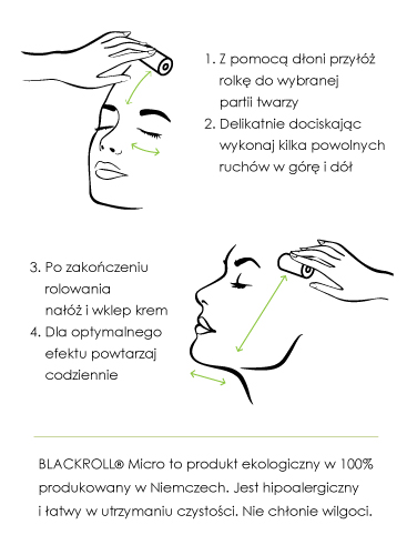 BLACKROLL MICRO masaż twarzy rolka